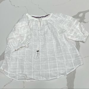 Knox rose blouse white color size medium new